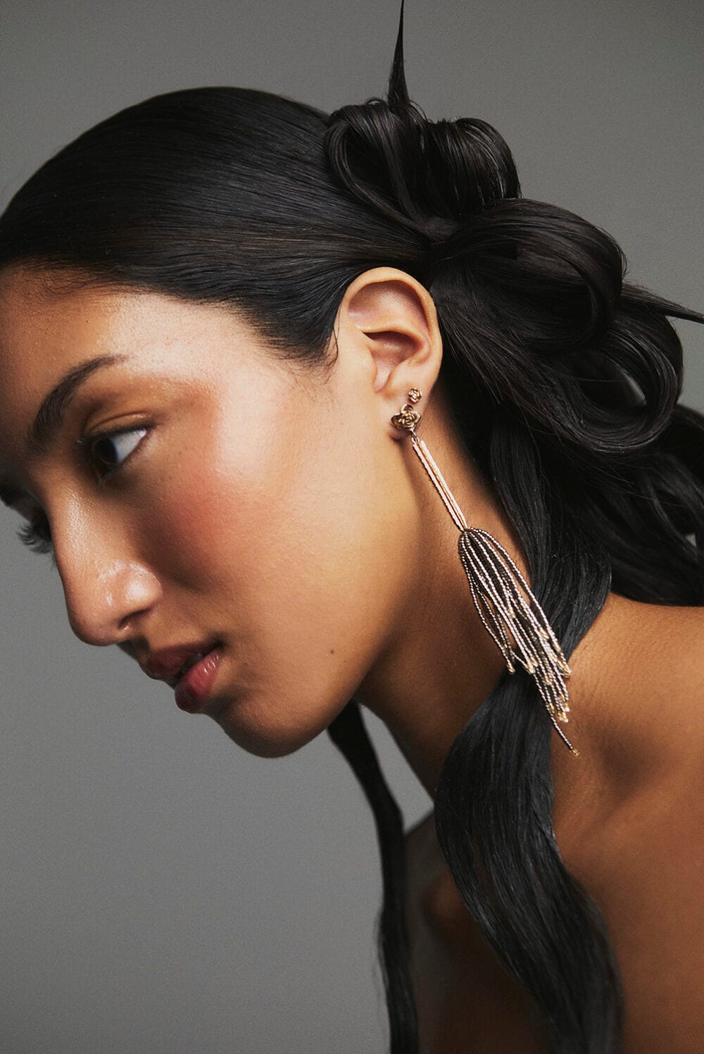 San Pedro cactus pendant earring - Image 2