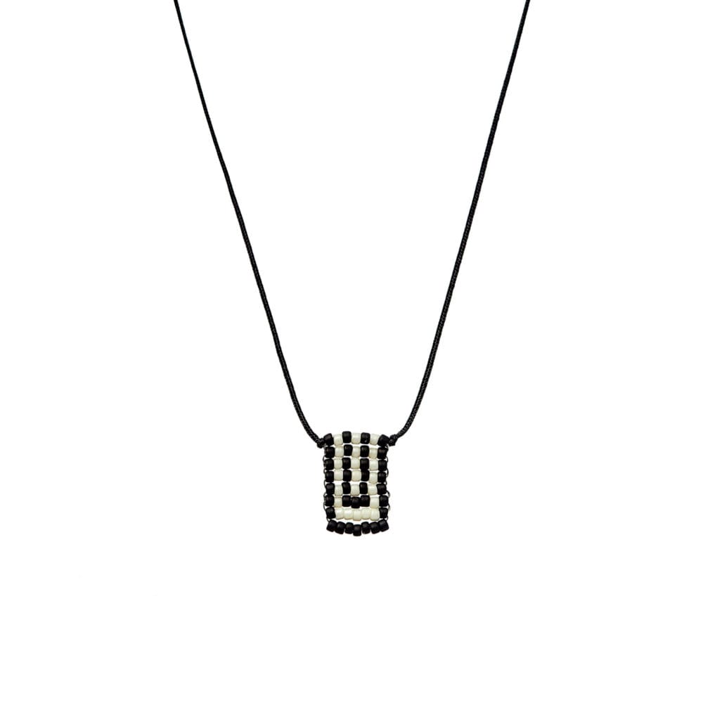 Collar estampa patron en U
